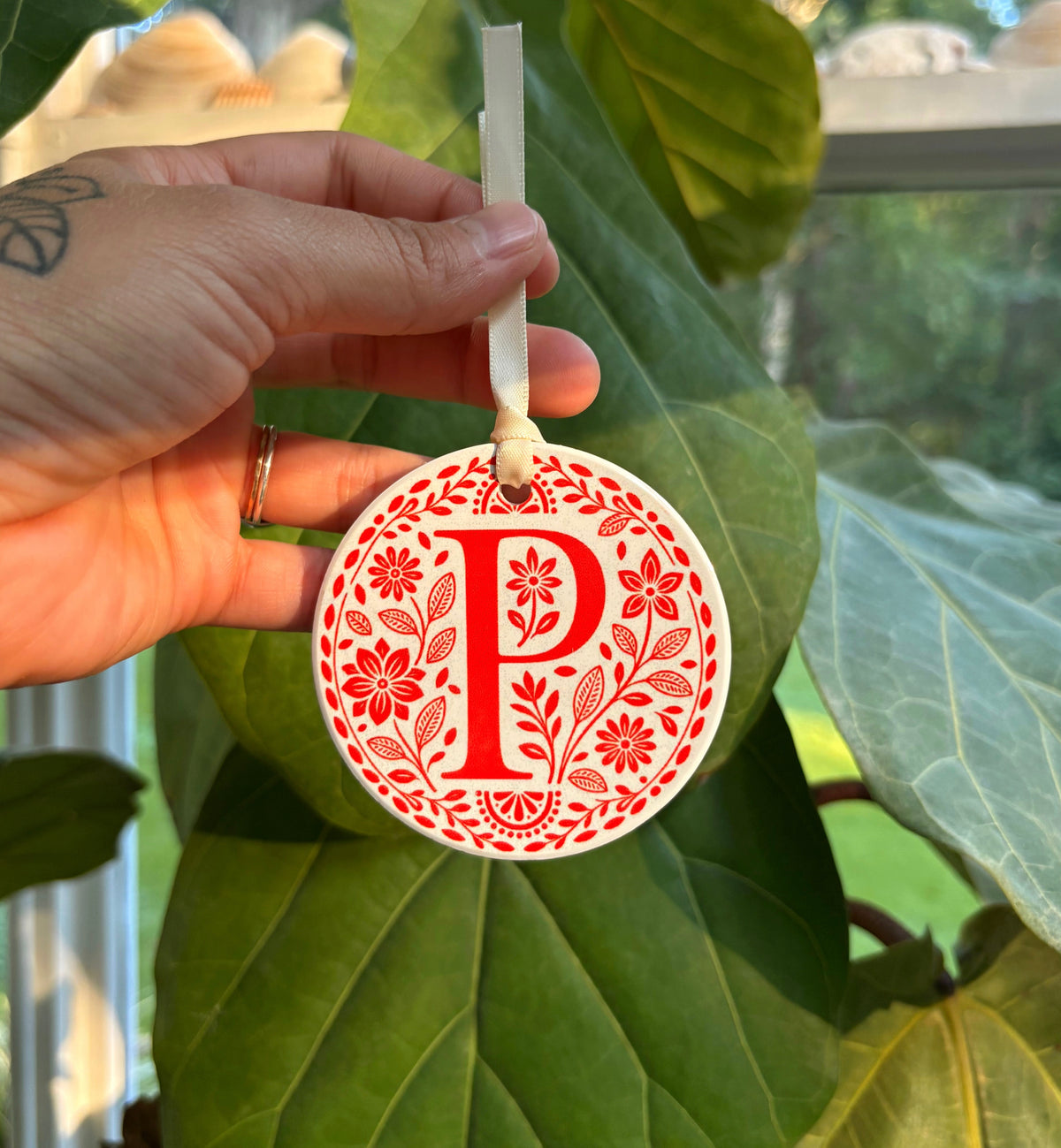 2026 Initial Ornament