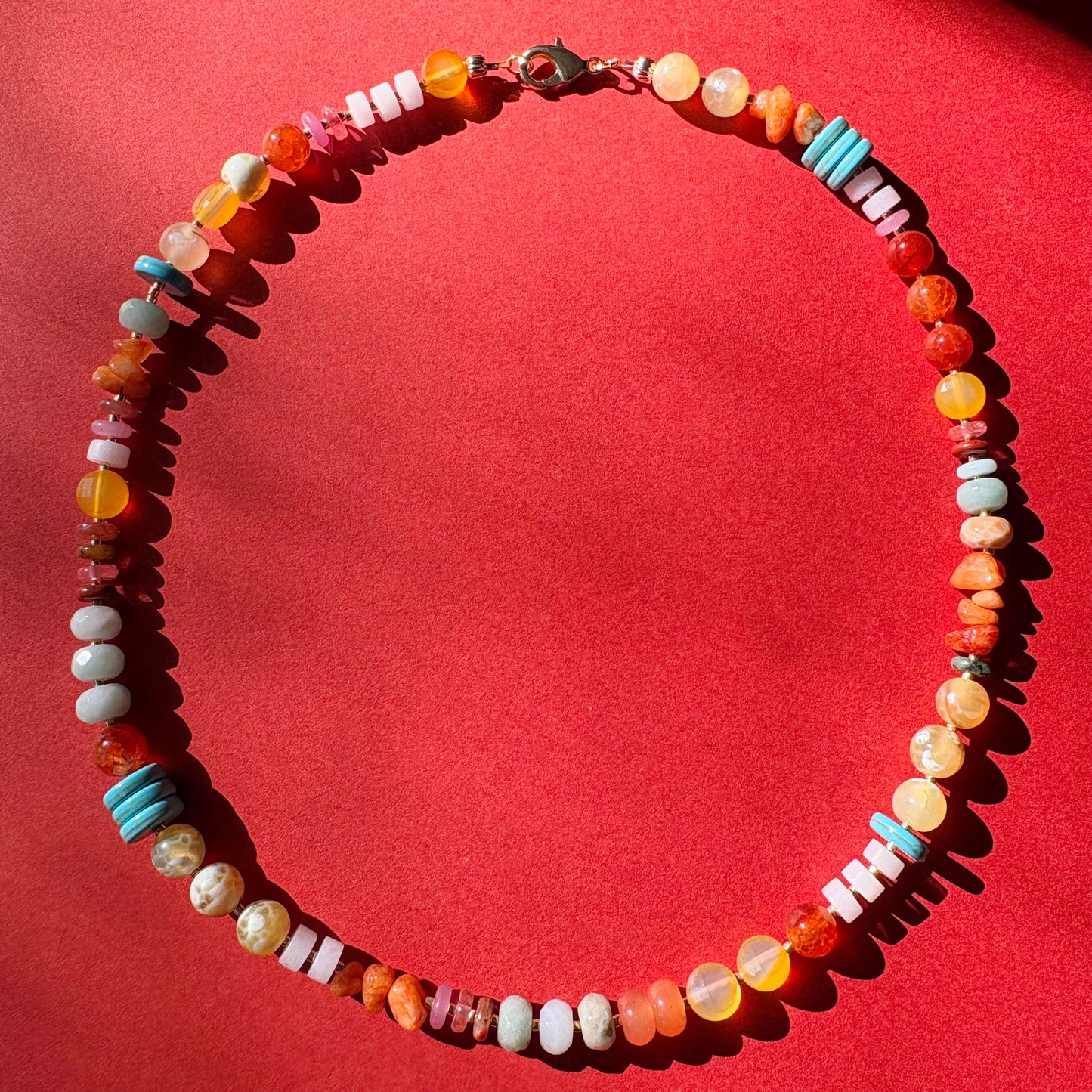 Sunfire Mosaic Necklace
