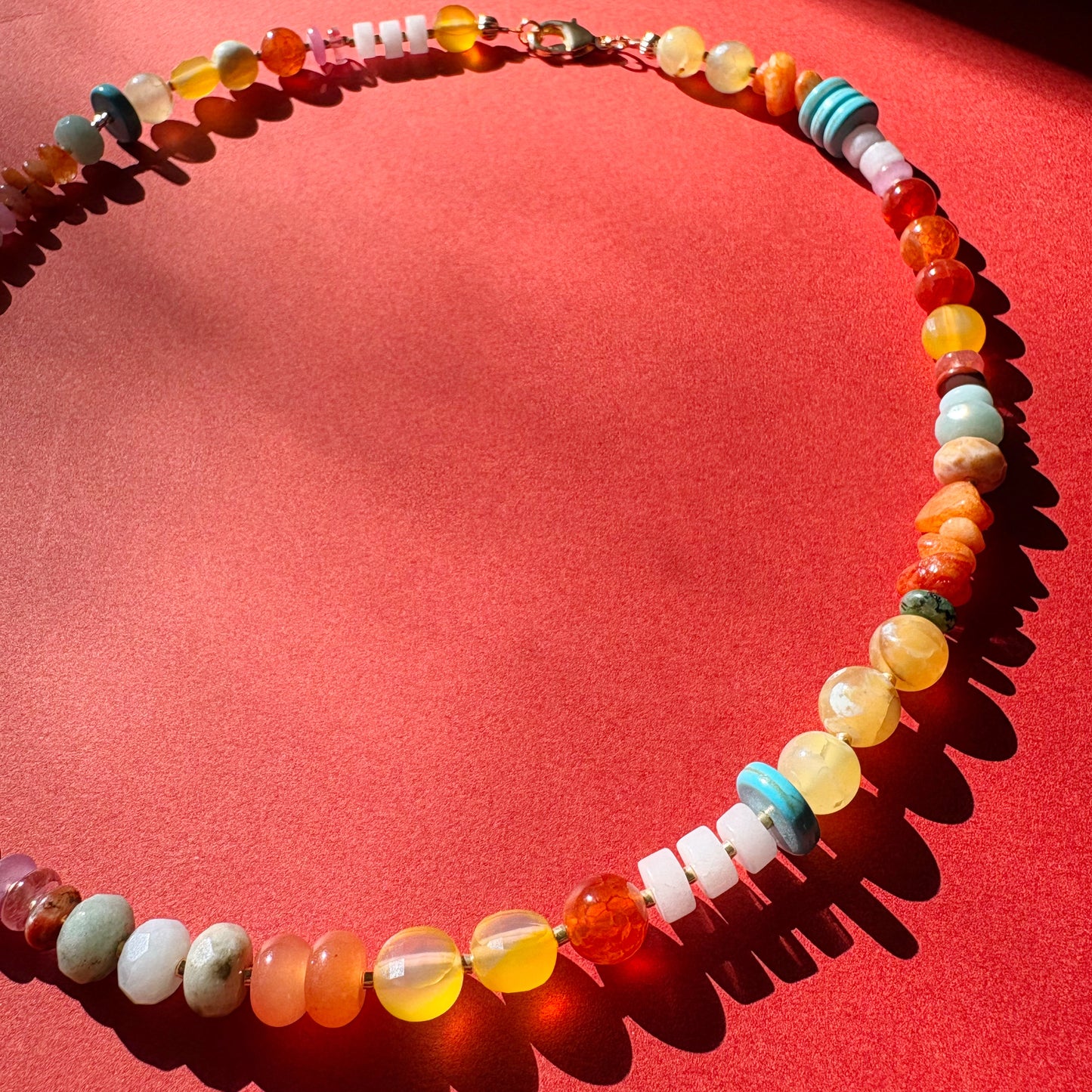 Sunfire Mosaic Necklace