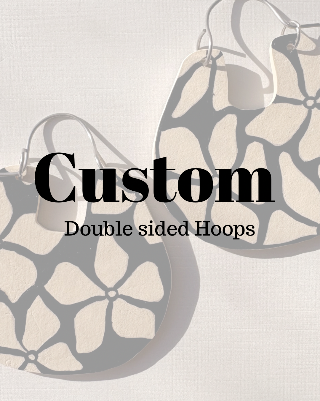 Custom Double-sided Hoops