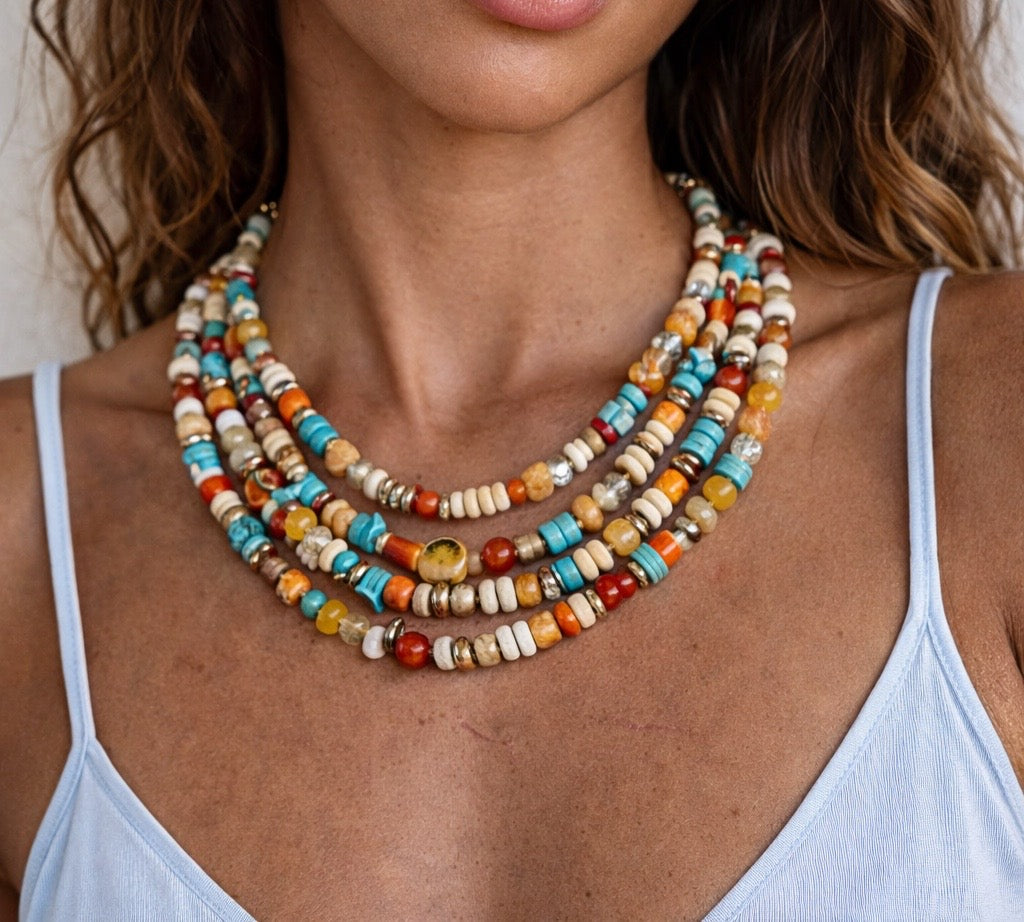 Sunfire Mosaic Necklace